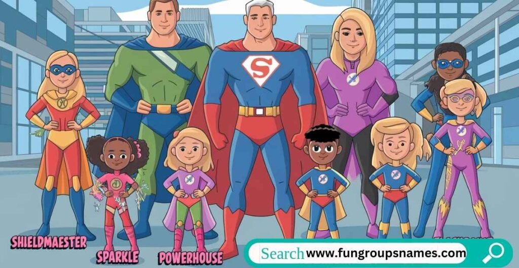 Youth and junior superhero team names that capture the energy, enthusiasm, and potential of young heroes.