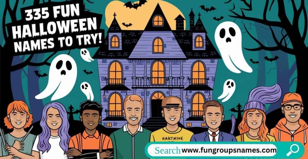 List of 335 Fun Halloween Team Names for parties, groups, and events - Creative and spooky name ideas for Halloween enthusiasts