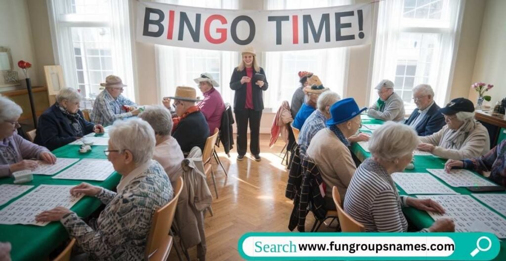 Bingo Group Names for Seniors with friendly, fun, and inclusive themes for older players