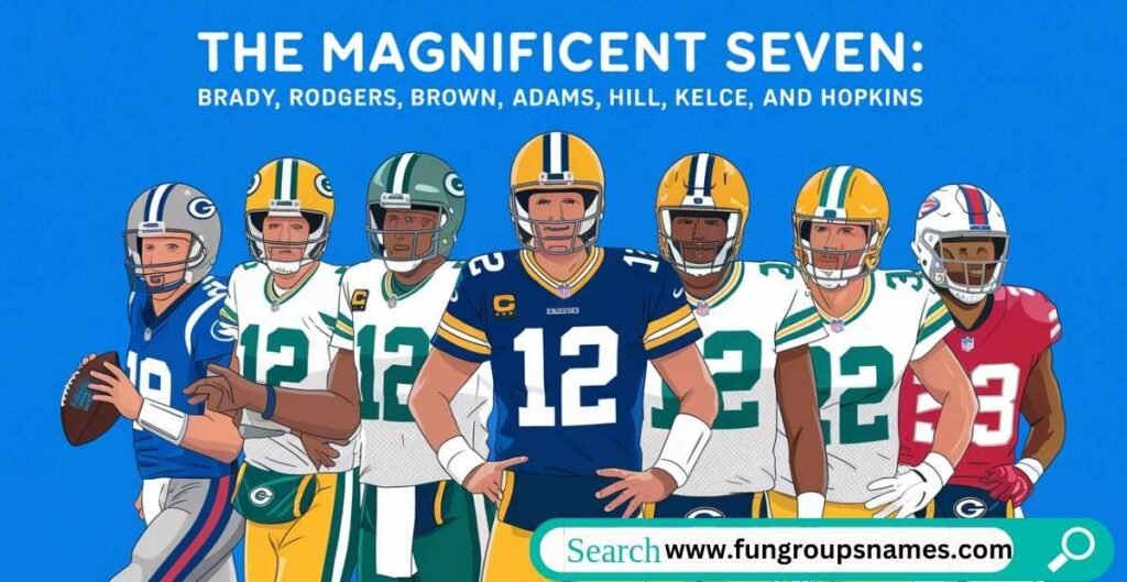 Fantasy Football Team Names with Fantasy and Sci-Fi Themes, featuring creative options like 'Gridiron Gryffindors,' 'Hail Mary Hobbits,' and 'The Spiral Sorcerers.