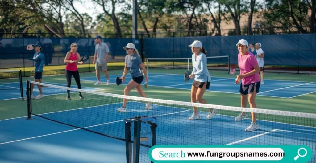 Gender-specific pickleball team names celebrating unity and strength for all-female, all-male, and co-ed teams.