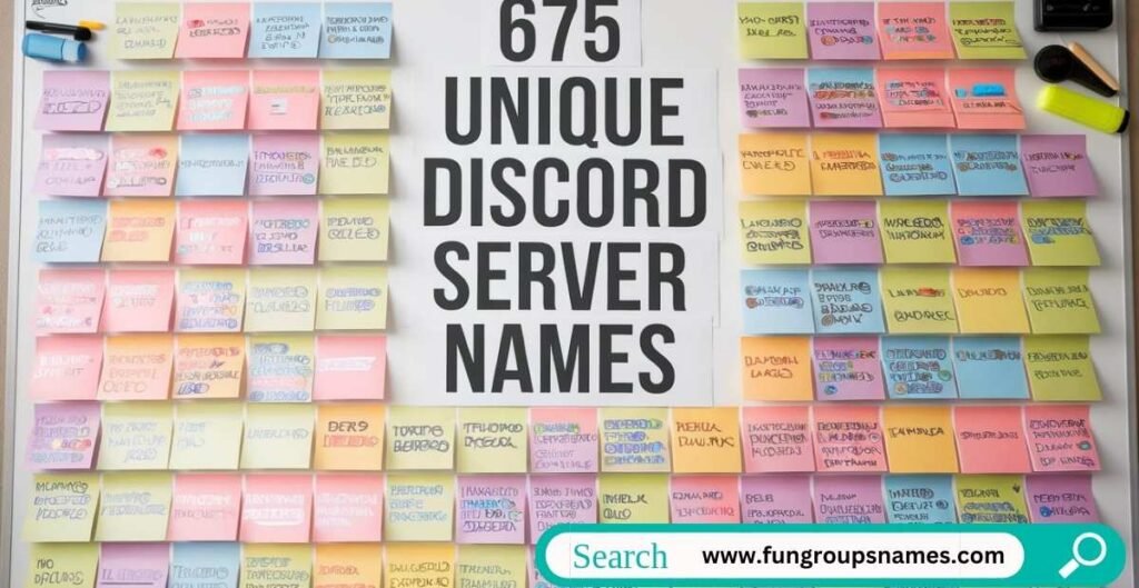 Unique Discord server names for gaming, study groups, hobbies, tech, and more. Find the perfect creative name for your community with this ultimate name guide.

