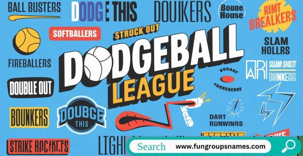 List of 335 dodgeball team names – funny, competitive, creative, and themed name ideas for every group.