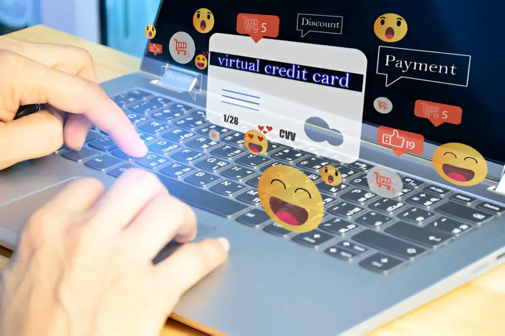 Use of virtual cards by webmasters when using Facebook ad accounts