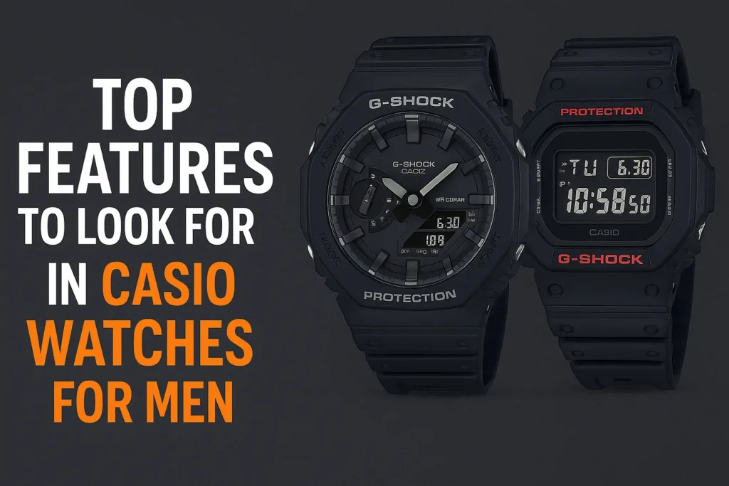 Top Features to Look for in Casio Watches for Men